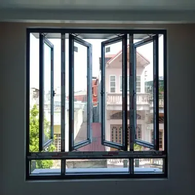 Cửa Sổ Nhôm Xingfa Mở Quay 3 Cánh