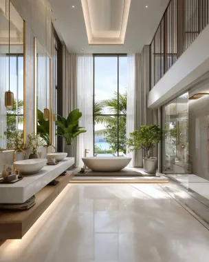 Mẫu Phòng Tắm Kính 011