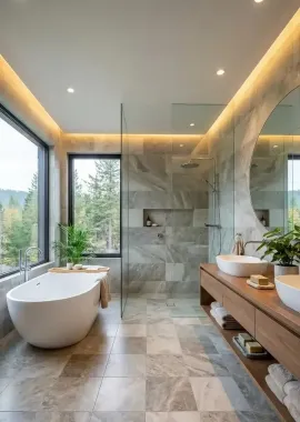 Mẫu Phòng Tắm Kính 011
