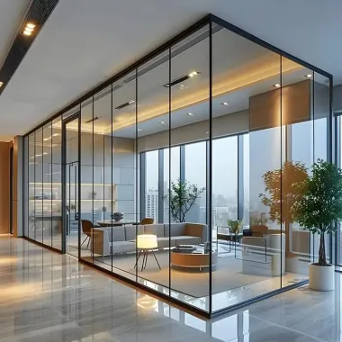 Mẫu Vách Kính Cường Lực 02