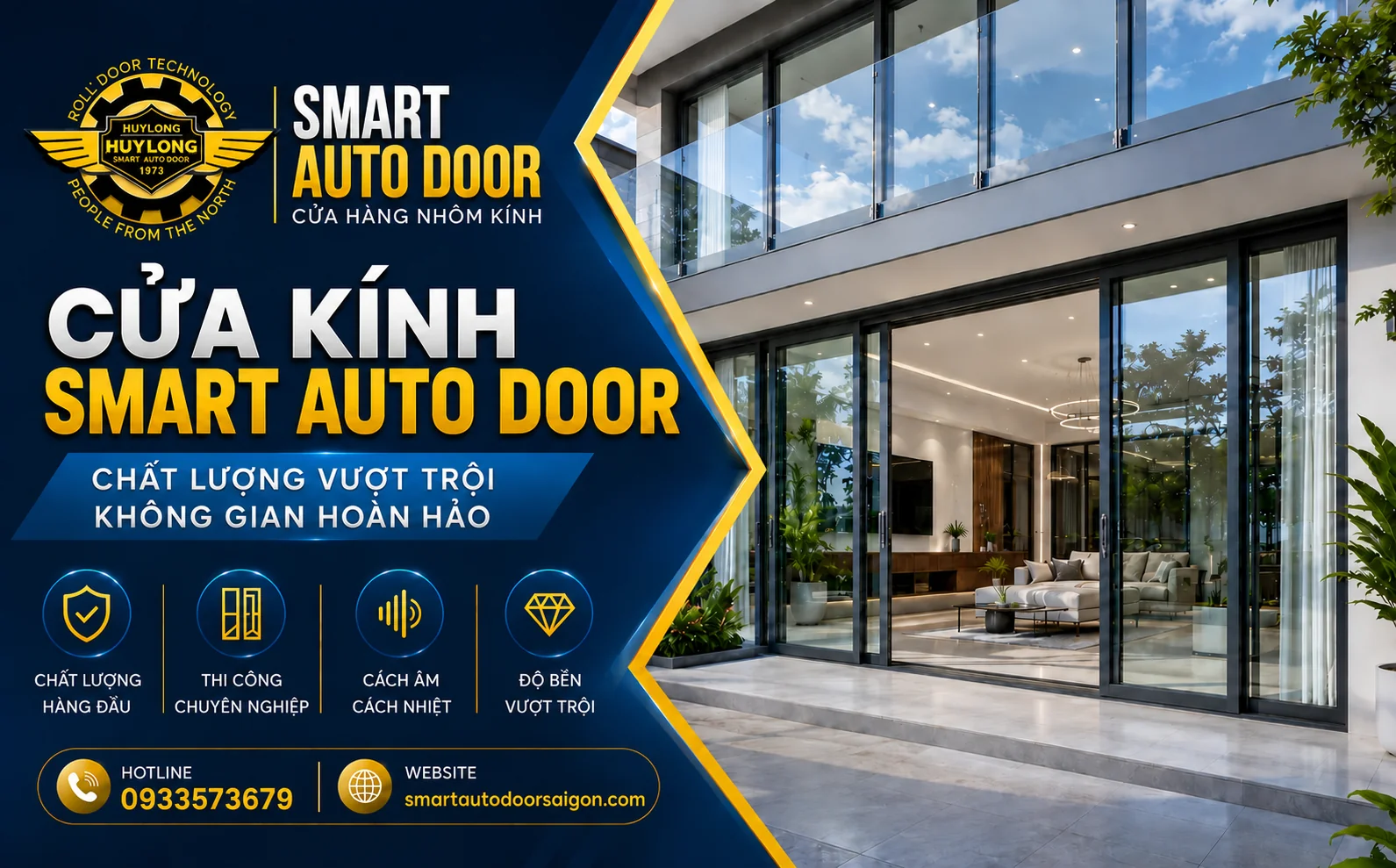 Nhôm Kính SMART AUTO DOOR SÀI GÒN