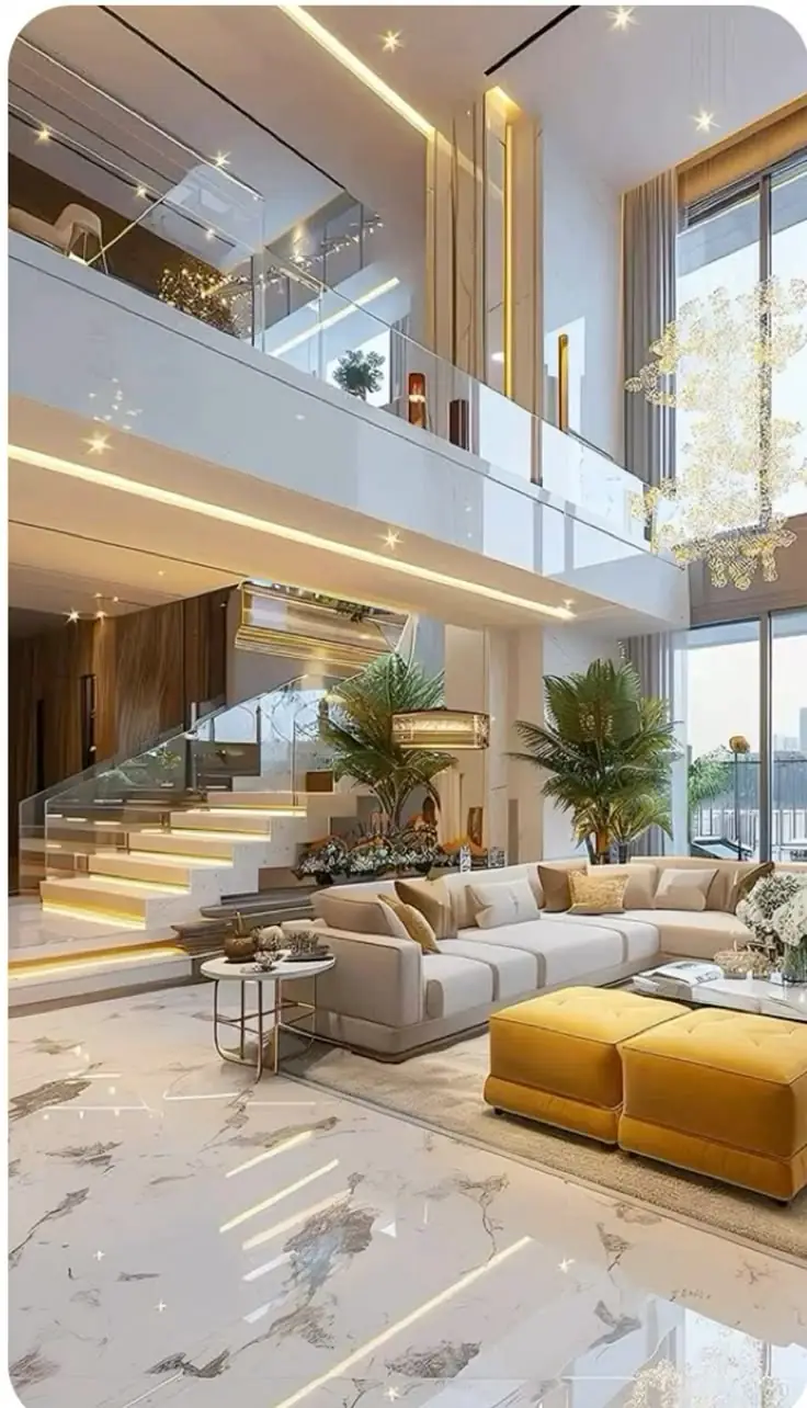 Mẫu Cầu Thang, Lan Can Kính 011