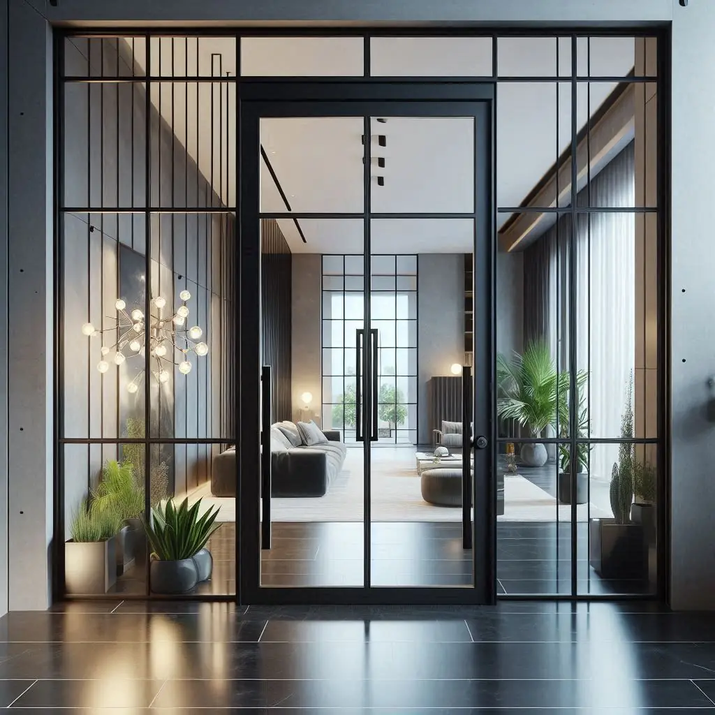 Mẫu Cửa Nhôm Kính 01